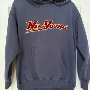 Blue Neil Young Hoodie